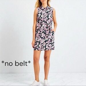 Tommy Hilfiger Floral Pink and Black Mini Dress